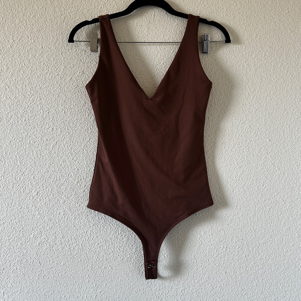 Reoria Bodysuit Party Date Vacation Cruise Beach Summer Women’s Small Brown